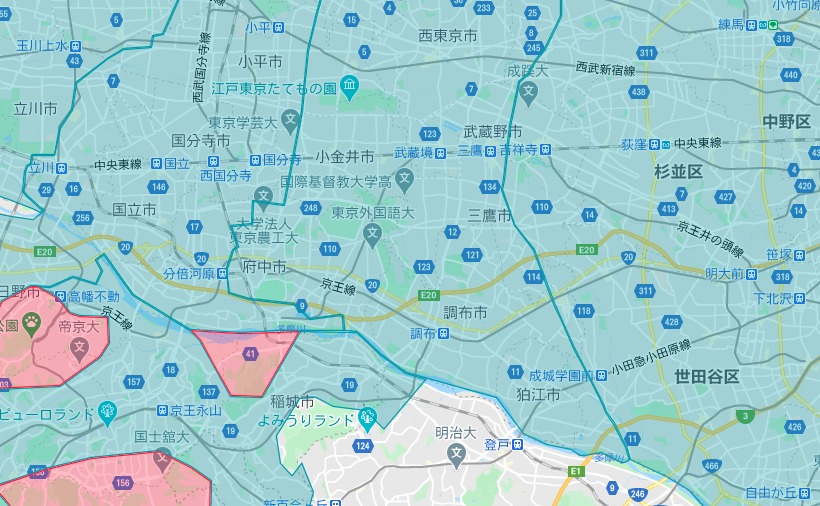 Uber Eats調布市エリアのおすすめ人気登録加盟店と範囲まとめ!お得な