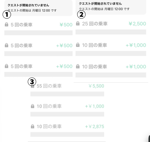 Uber Eats クエストがない原因と復活方法!日跨ぎや雨の日インセの