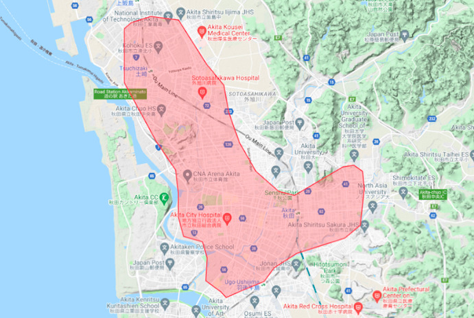 Uber Eats秋田市エリアの登録加盟店と範囲はどこ？たった1分でお得に 